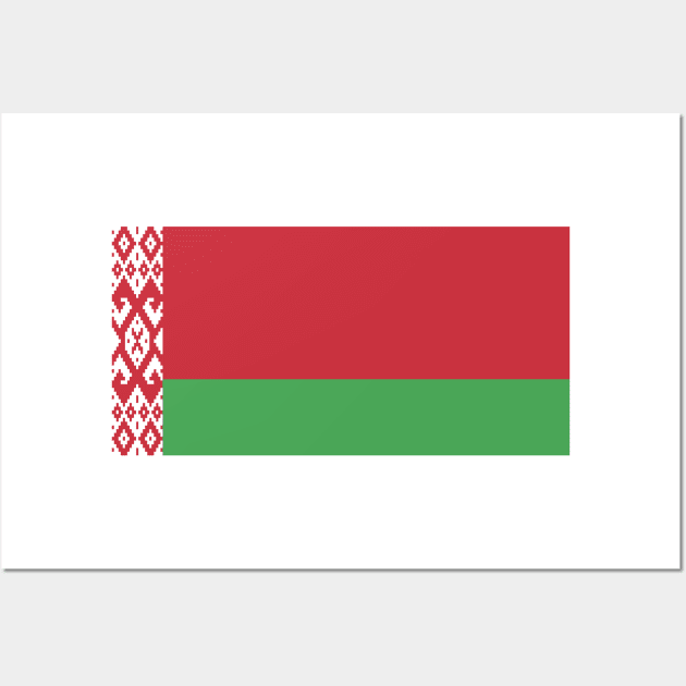 Flag of Belarus Wall Art by COUNTRY FLAGS